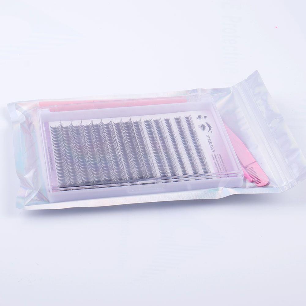 Self Application DIY At Home DIY Lash Extension Kit Individual Lashes Kit  for Beginners