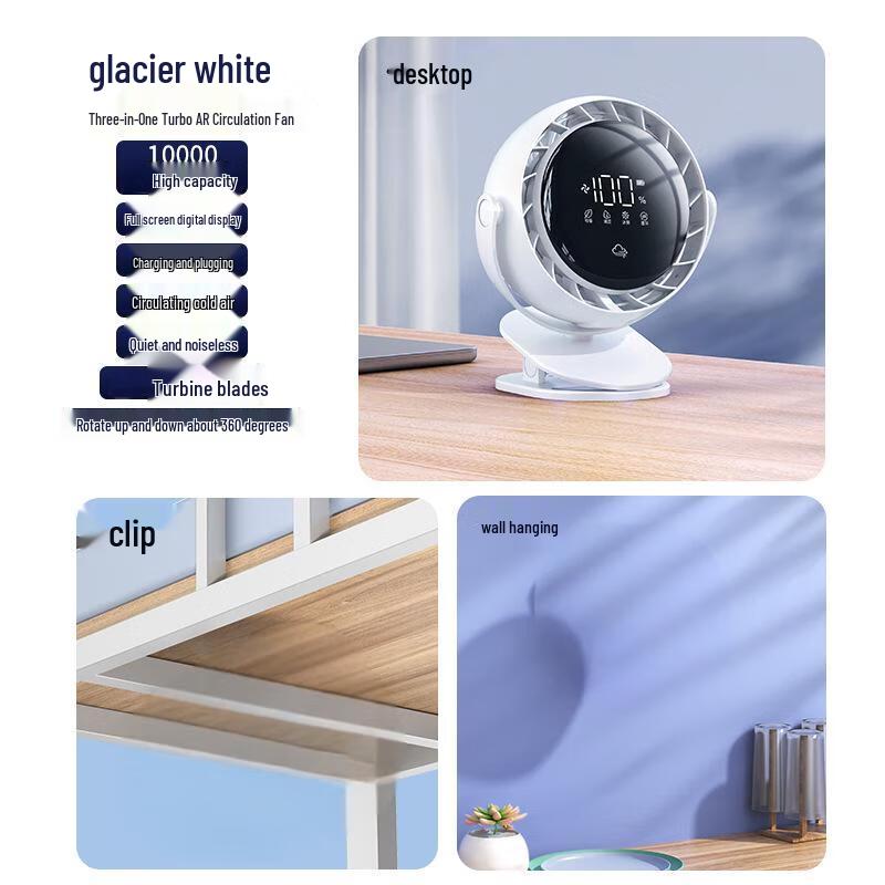 

Yuanzu Small Desktop Clip-on Fan