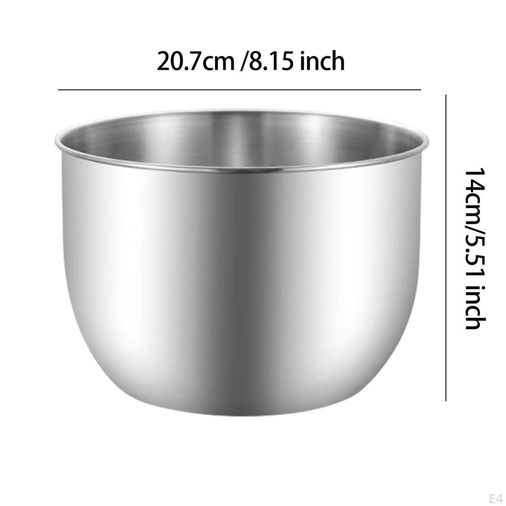 Cooking Bowl for Food Storage And Baking with Rounded Lip Design