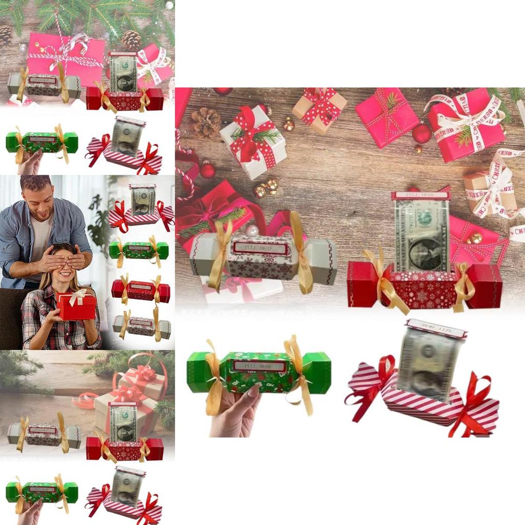 Creative Christmas Surprise Money Bag Gift Box Perfect For Cash And Candy Storage