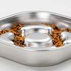 Stainless Steel Slow Feeder Dog Bowl Maze Design Prevents Fast Eating Bloat Pet Dish Cat Bowl