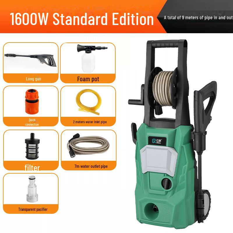 

Компактная машина для мойки автомобилей высокого давления - портативный и мощный насос для очистки