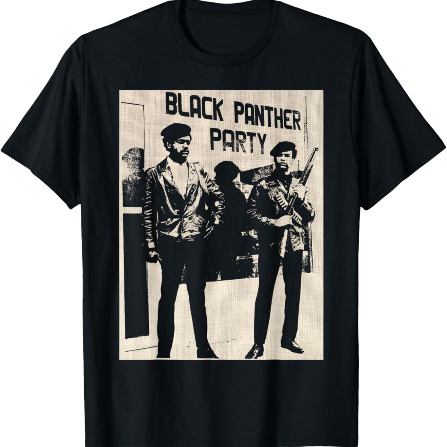 

BPP Vintage Black History Self Defense Black Panthers Party T-Shirt S
