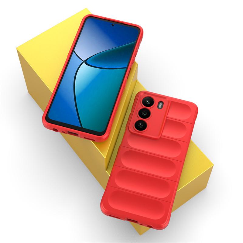 For Realme Narzo 80 Lite Case Realme Narzo 80 Lite Cover Funda Shockproof Anti-fingerprint Protective TPU Silicone Phone Cover