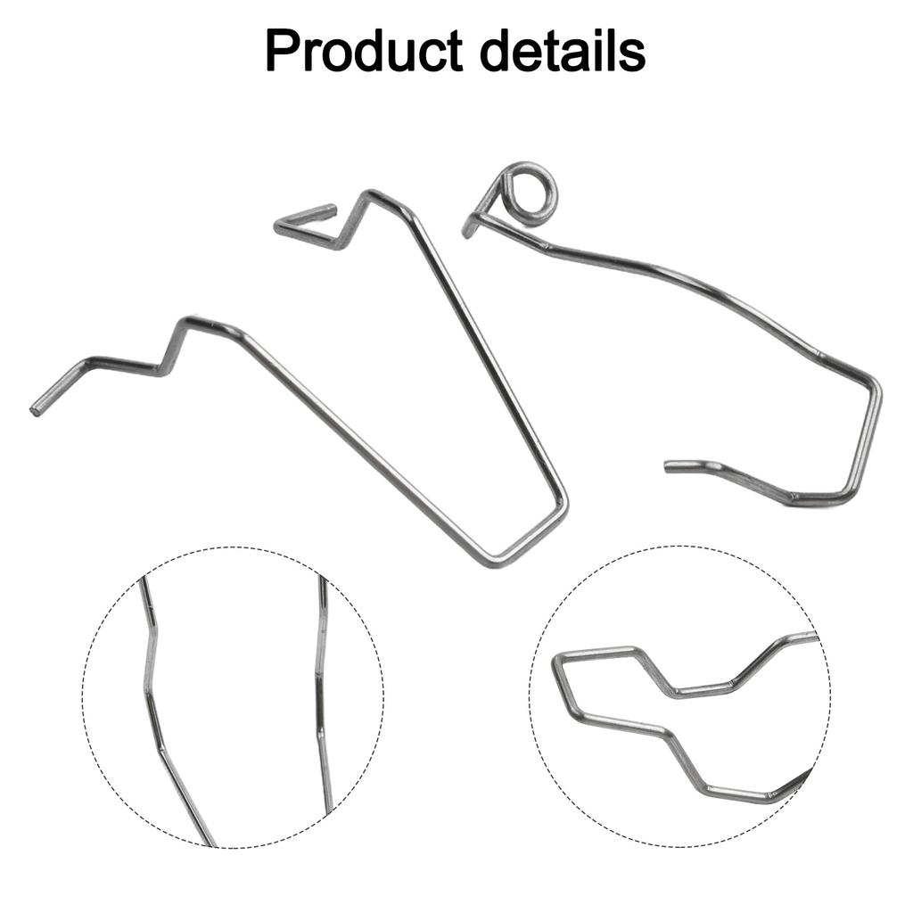 6/9/12pcs Auto Metal Headlight Bulb Spring Clips H1 H3 H4 H7 Assorted Headlight Bulb Retainer Spring Clips Buckles