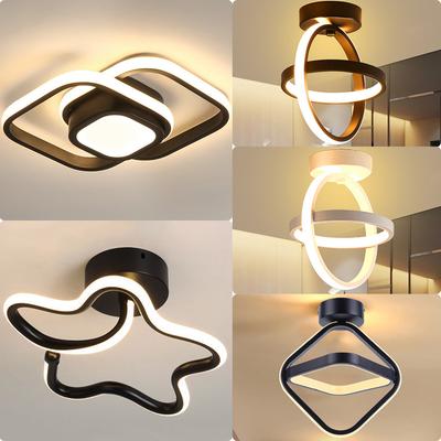 Lámpara de techo LED moderna para pasillo, lámpara de araña minimalista simple para pasillo, entrada, ático, accesorios de iluminación interior, luz colgante