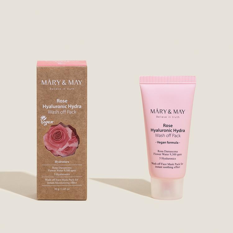Mary&May Różana Hialuronowa Maseczka Zmywalna Mini 30ml