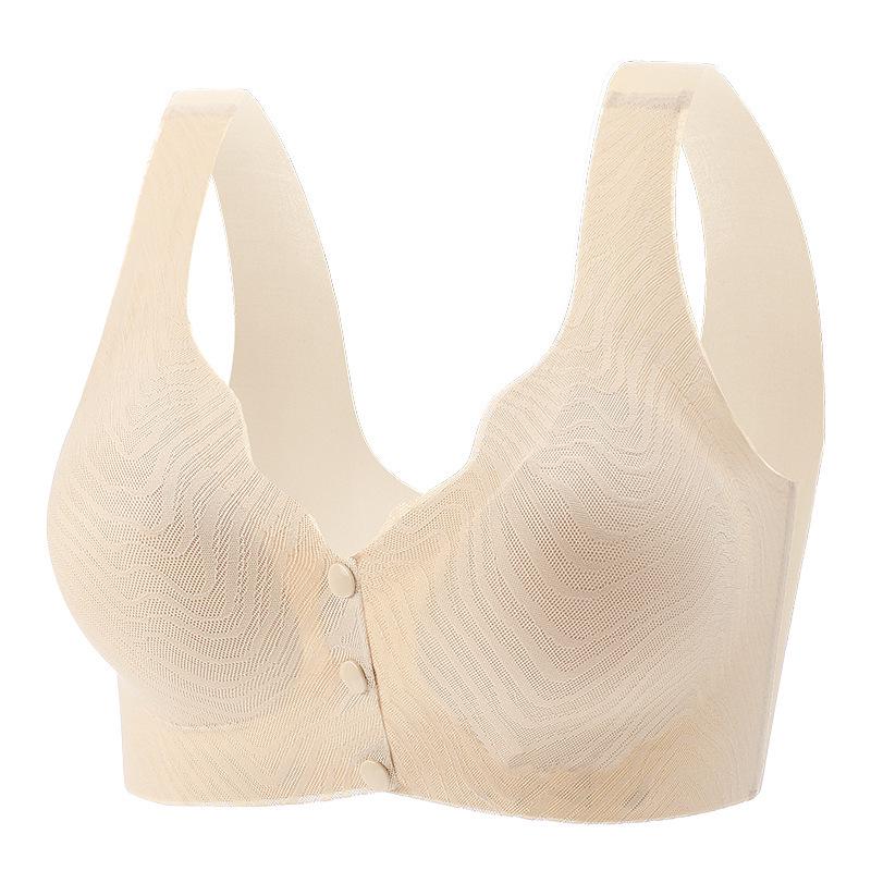 Mom s Seamless Plus Size Ice Silk Backless Camisole Bra L