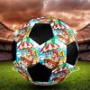Super Mario2 Soccer Ball Colorful All Ages Machine Stitched PVC Competition Ready Durable High-Bounce.SIZE5