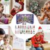 2025 Christmas Gnome Advent Calendar 24 Days Countdown To Christmas Ornament with 24 Collectible Dwarf Dolls for Boys Girls Adults