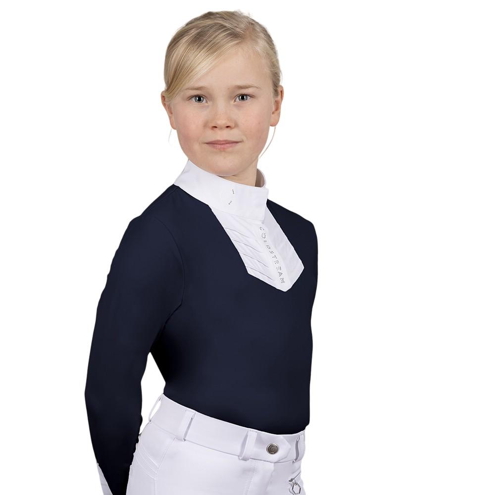 Coldstream Childrens/Kids Next Generation Roslin Crystal Ruffles Show Shirt