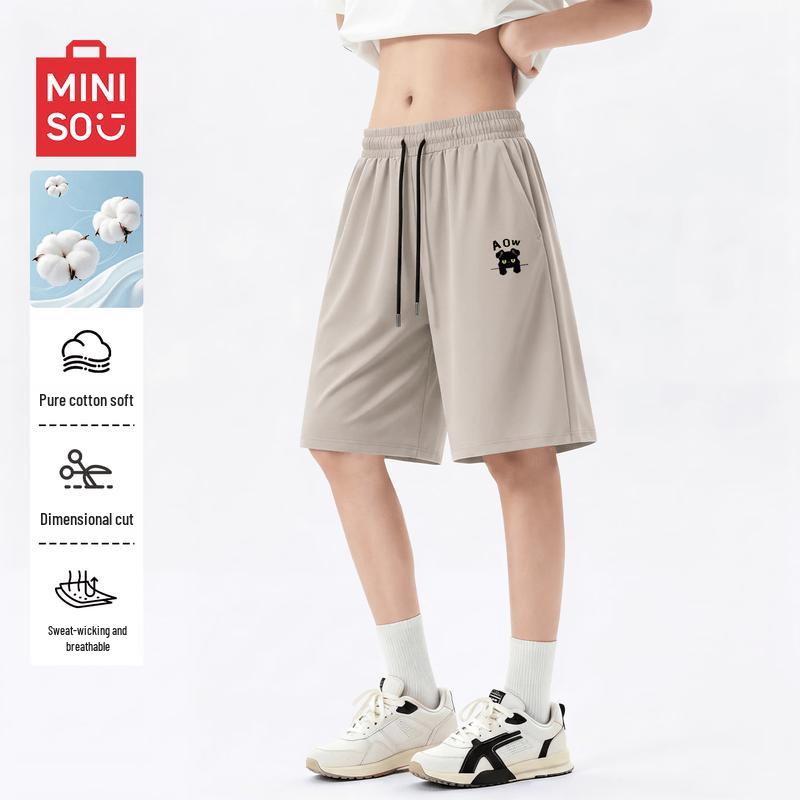 Мужские хлопковые шорты MINISO в американском ретро-стиле L