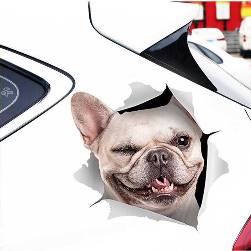 3D Cute Kitten & Puppy Stereoscopic Decal for Cars & Motorcycles