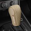 Car Gear Shift Cover PU Leather Shift Lever Cover Gearbox Shifter Knob Protective For Porsche Boxster Cayenne Panamera Macan Cayman 911 918 996 917