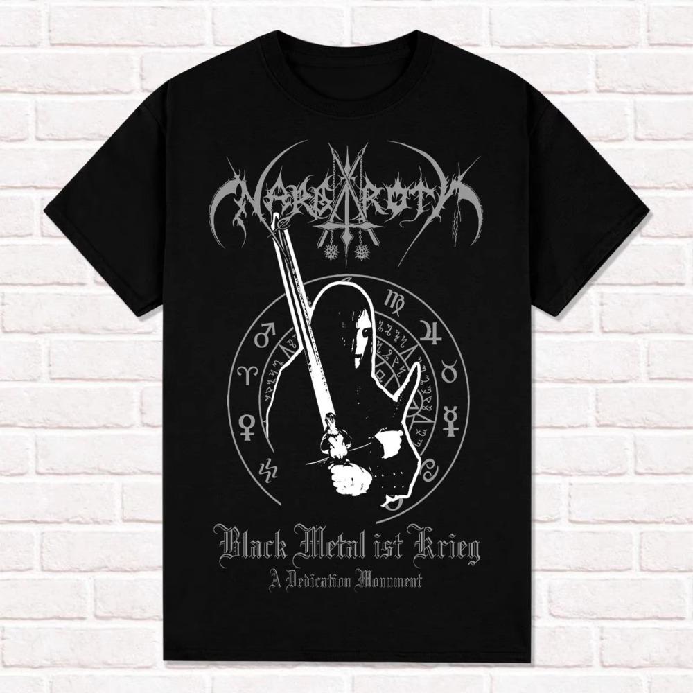 Nargaroth T-Shirt Black Metal Ist Krieg 2001 Black Metal Metalheads Style Summer Mens Women Top Tee Streetwear Casual Y2k