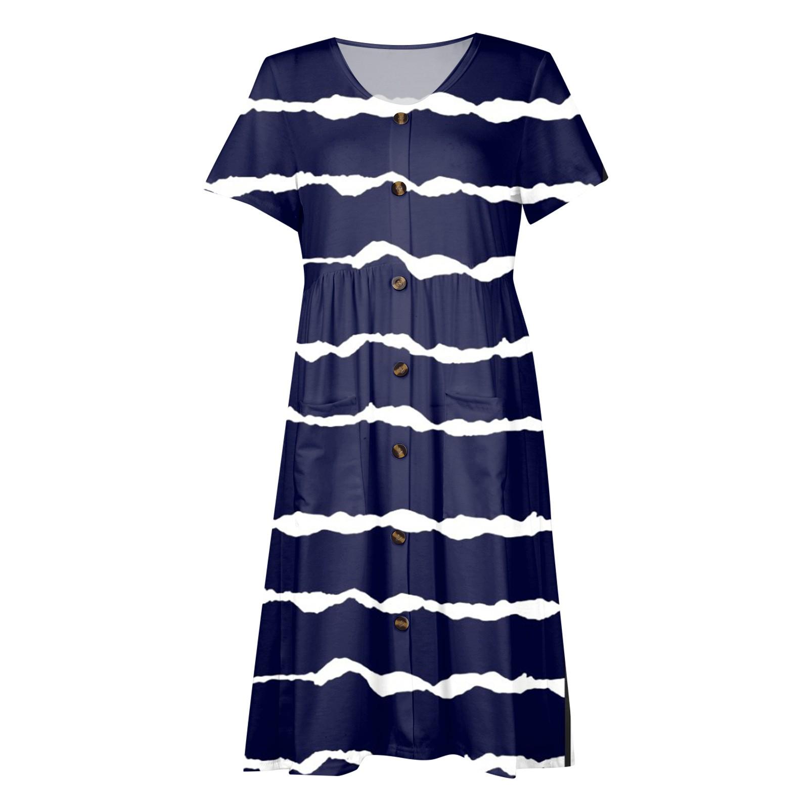 Женское повседневное летнее платье — фото 6