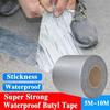 Nastro Impermeabile Resistente alle Alte Temperature Foglio di Alluminio Spesso Nastro Butilico Crepe Muro Piscina Tetto Riparazione Condotti Autocicatrizzante