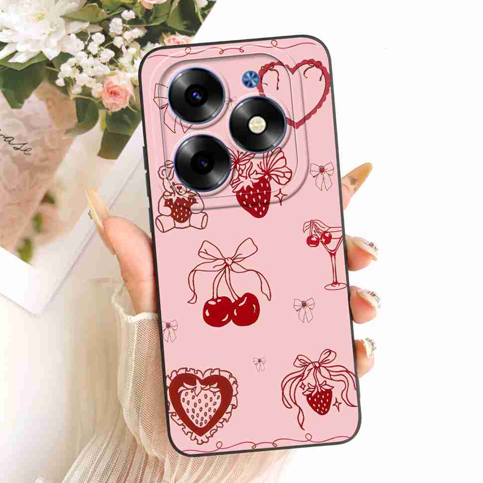 For Itel S23 Plus 4G Case Simple Style Sunset Soft Silicone Back Cover For ITEL S23 Plus 4G Phone Cases Fundas