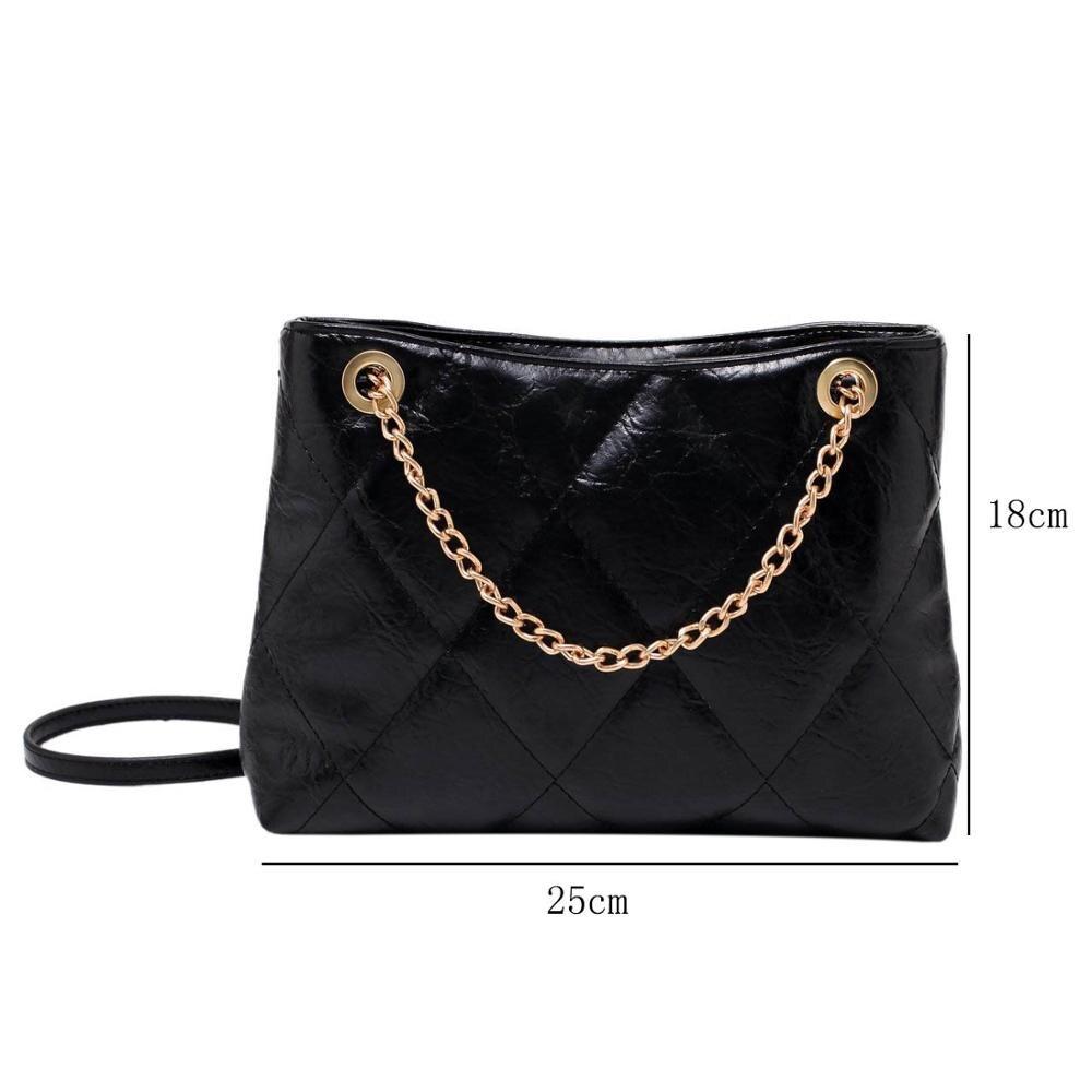 soft leather black crossbody bolsa