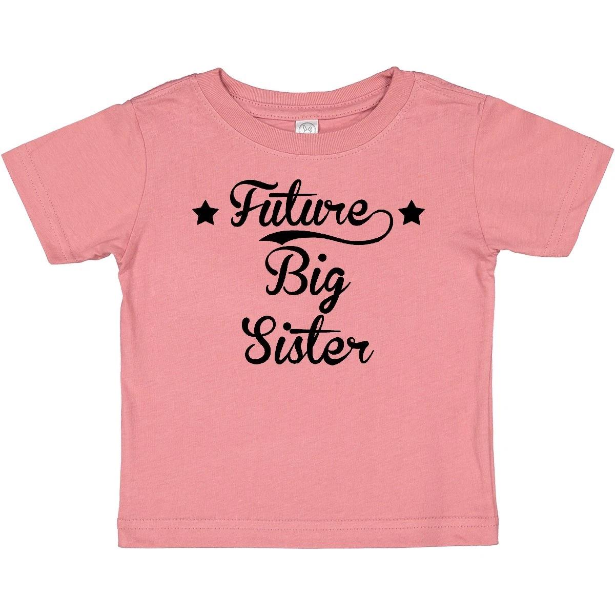 

Inktastic Future Big Sister Baby kids boys T-Shirt New Sibling Infant Tees Shower Clothing 130