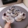 Children's sports shoes boys' shoes 2025 spring new medium and small children's mesh casual shoes running shoes girls' dad shoes