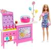 Barbie Doll Beach Detectives Kiosk with Game and Cotton Candy JFV67