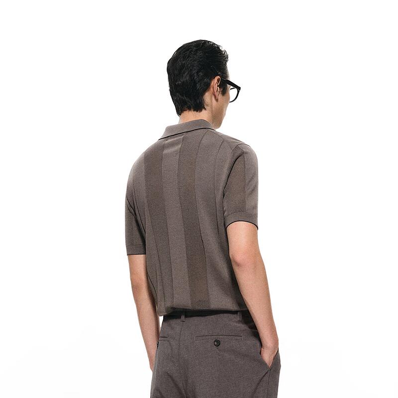 Sketch Men's Slim Fit Silk Polo Knit Shirt