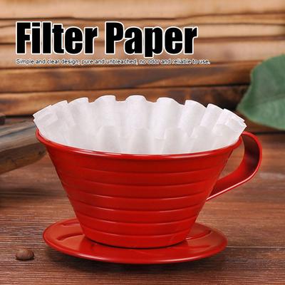 Cake Cup Shaped Wavy Disposable Coffee Filter Paper Replacement for Coffee Making Coffee Filter Paper Coffee Paper Filter