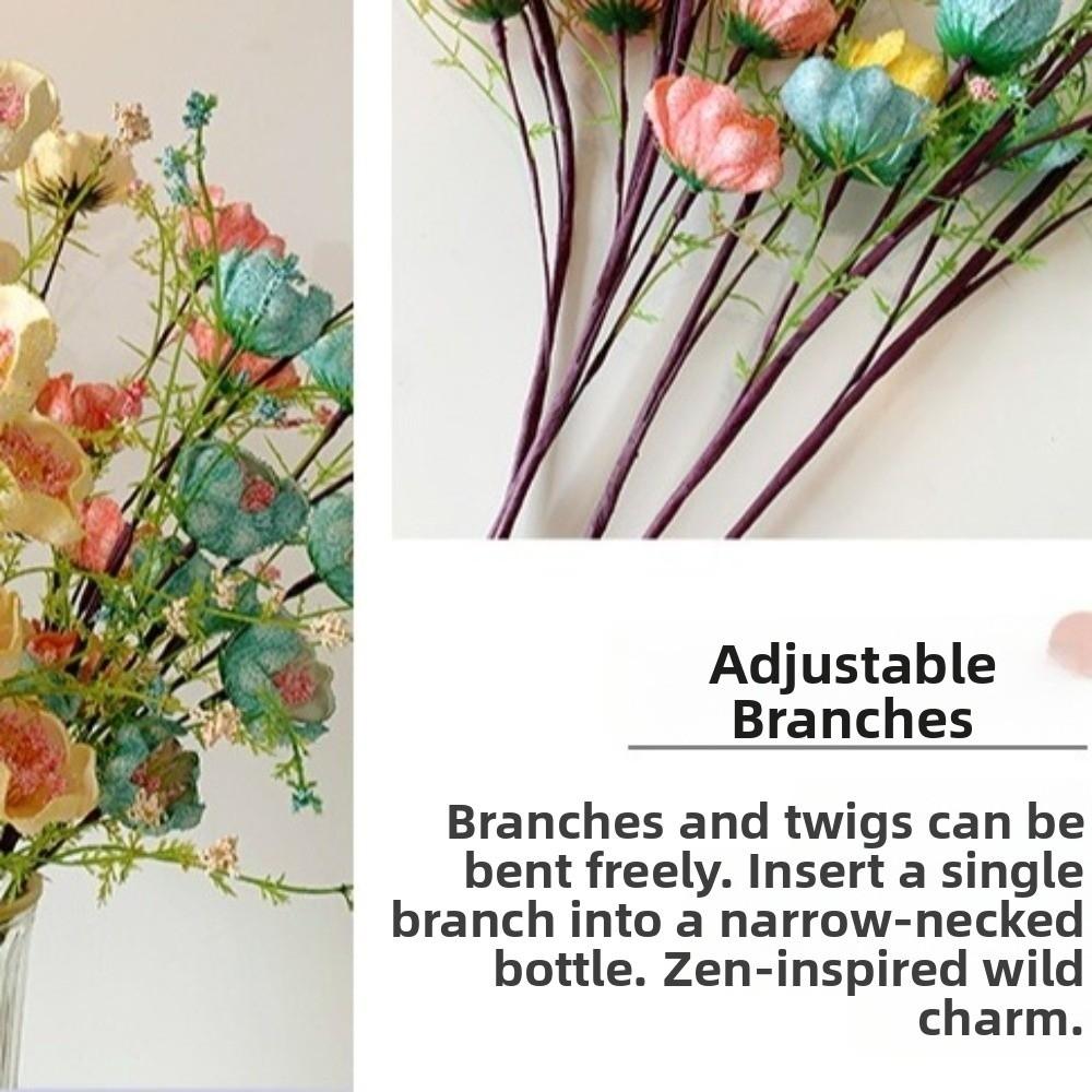 Lebensecht Realistisch Künstlicher Schmetterling Blume Lichtbeständig Florale Kunst Falsche Schaumstoffblume Handgefertigt Falsche Blume Party-Hintergrund