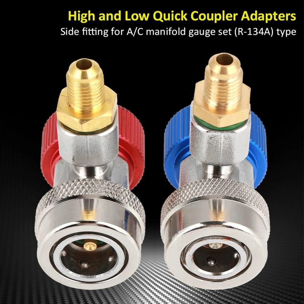 Fluoride Quick Coupler Air Conditioner Coupler Refrigerant Coupler  Car Air Conditioning