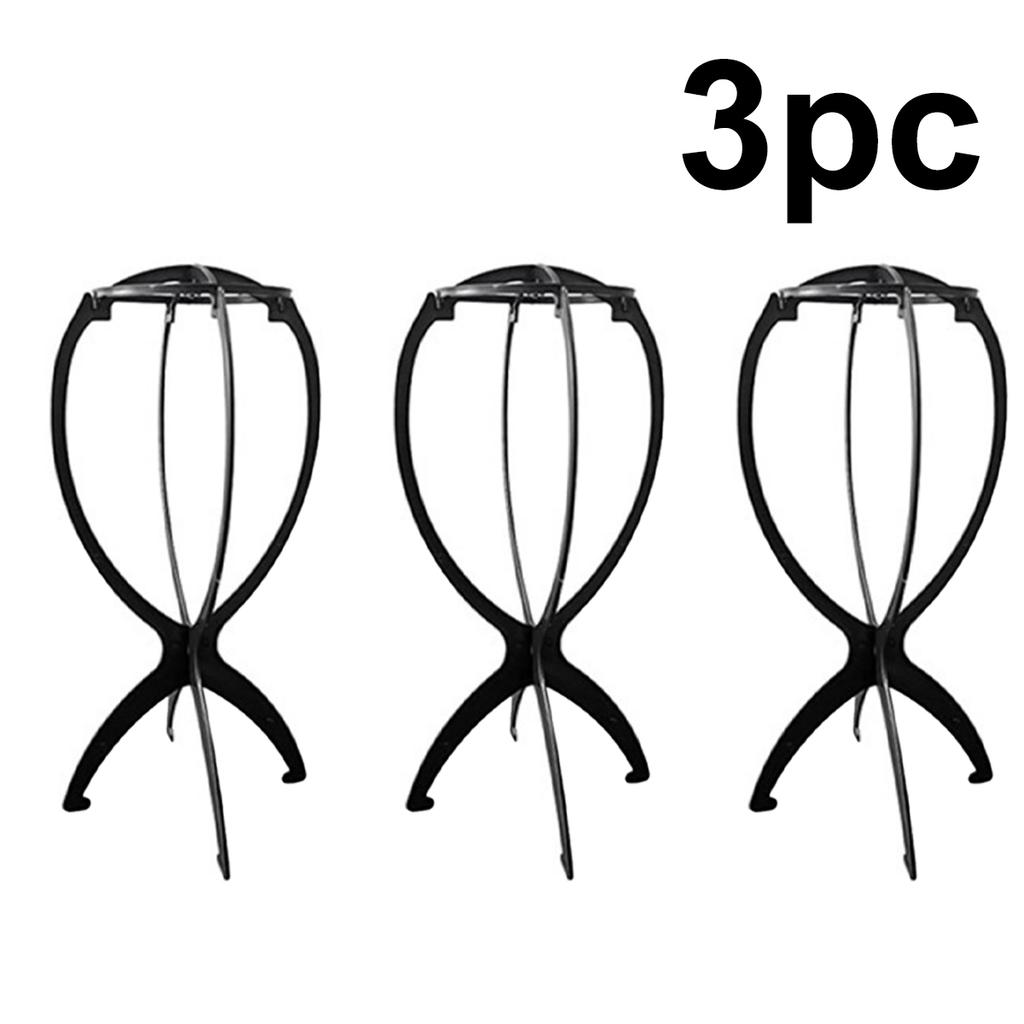 1-11pc Folding Wig Stand Adjustable Plastic Hat Display Stand Portable Fashion Model Wig Cap Holder FHome Salon Travel Use