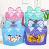 5 Pcs Candy Snack Packaging Bag Cute Bow Creative Party Favor Gift Bags Food Grade Self-Lock Zipper Sealed Bag Kid Birthday Gift