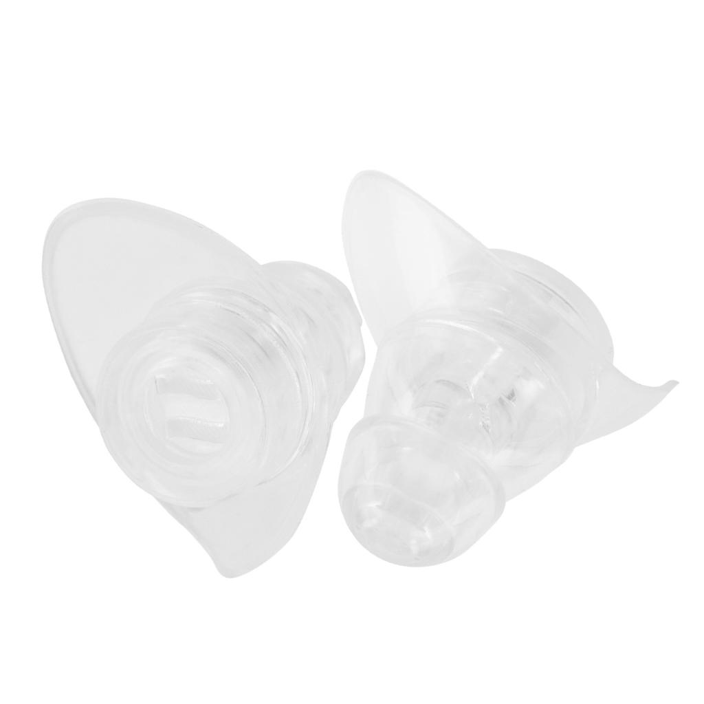 High Fidelity 27dB Anti Noise Earplugs Concert Music Festival Hearing Protection (Clear)