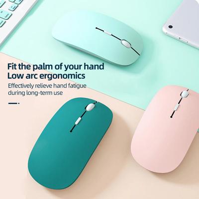 Bluetooth-compatible Wireless Mouse Portable Ultra-Thin Wireless Mouse For Computer Laptops Macbook Tablet Ergonomic Office Mice