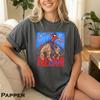 Comfort Colors Freedom 250 Years Shirt, Western Cowgirl Patriotic T-Shirt, Bucking Horse Tee, USA Cowboy America Gift, Fourth Of July Rodeo