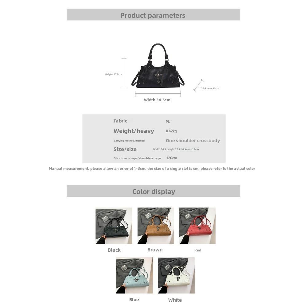 Nischen-Lokomotivtasche Damen Messenger Bag Tasche Damen Achseltasche High-End Schultertasche Tide