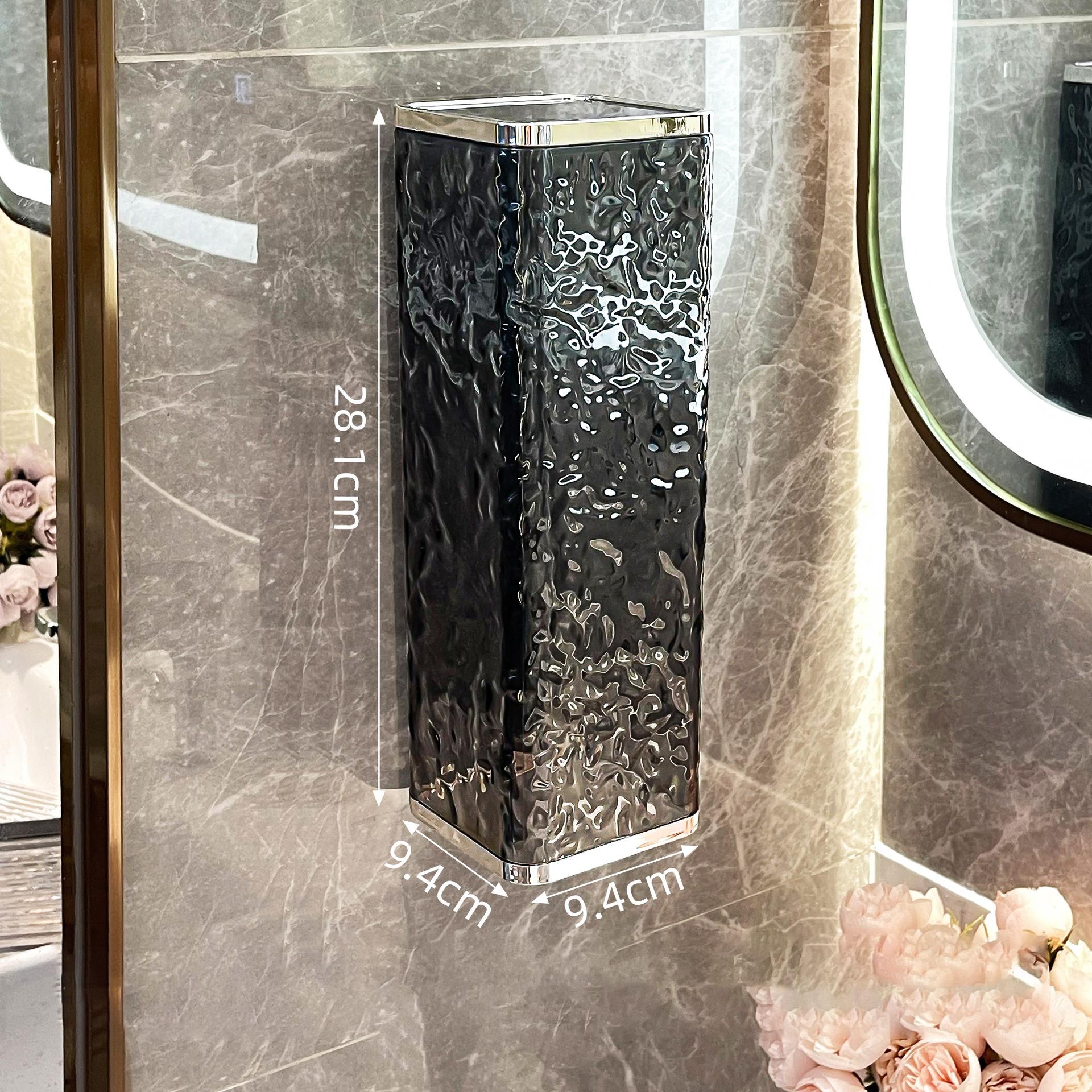 

Легкий розкішний одноразовий стаканчик Підбір стаканчиків Паперовий тримач для стаканчиків Без отворів Настінна пилонепроникна полиця для зберігання Пластиковий тримач для чашок