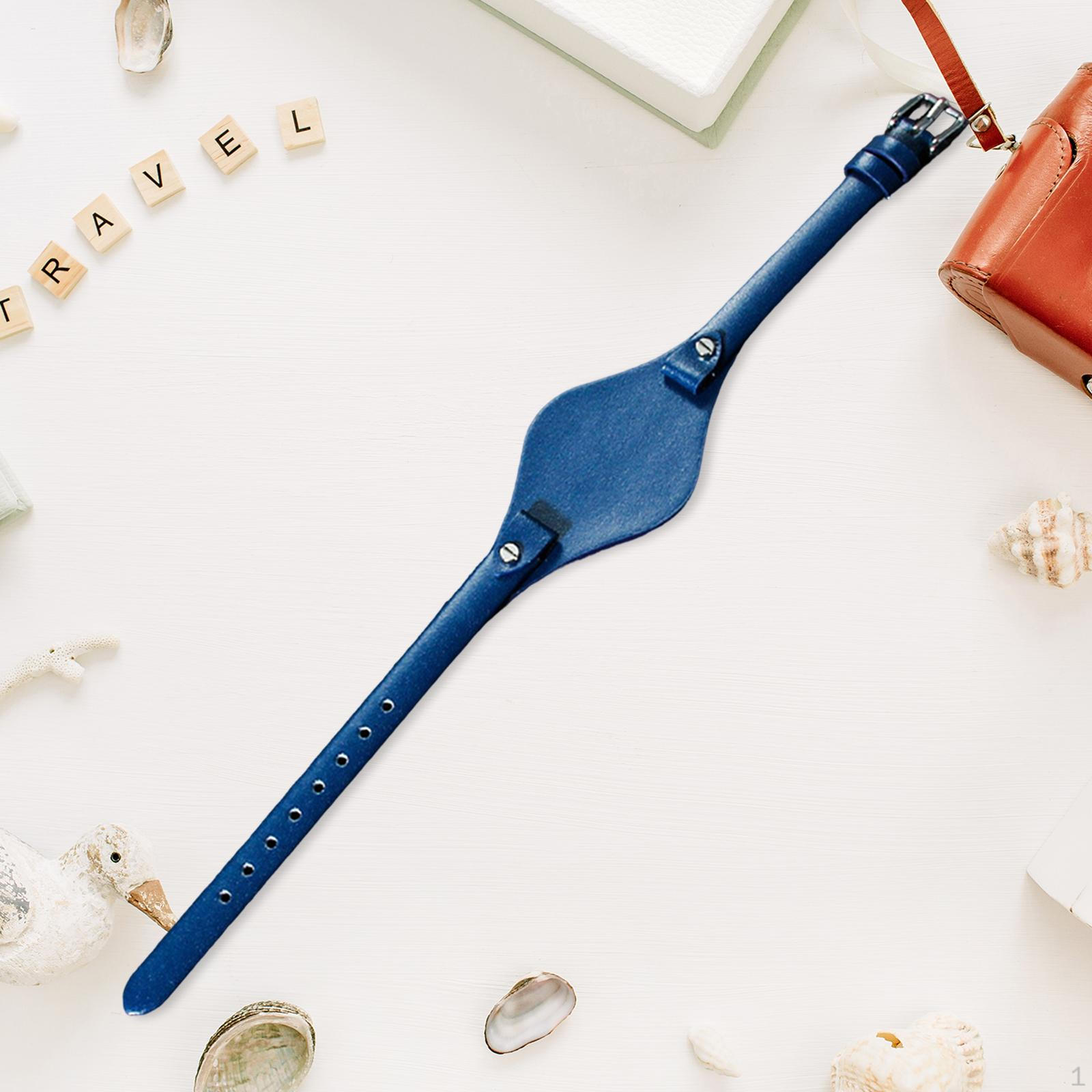 

Кожаный ремешок для часов Браслет Аксессуары премиум-класса Наручные часы синий