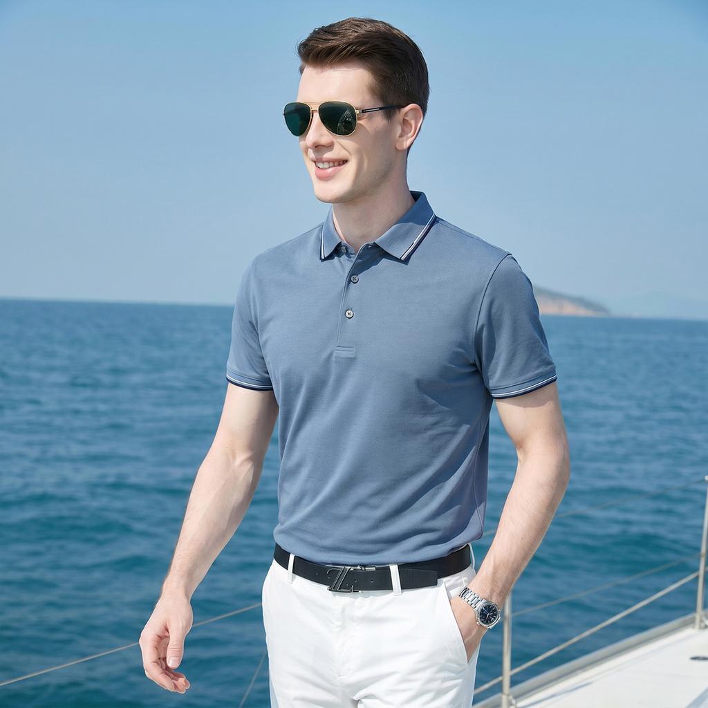 Men's Mulberry Silk T-shirt