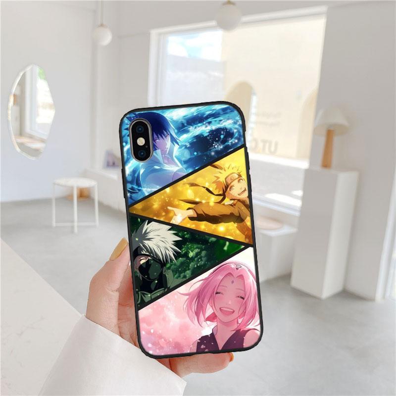PP46 Naruto Akatsuki Soft Shell Phone Case for Samsung Galaxy S20 S21 S22 Ultra FE + Plus A21S A22 A24 A25 A26 A30 A30S A31