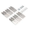 6Pcs Slab Clamping Dogs for Woodworking Tools Pinch Dogs Router Sled For Woodworking CNC Panel Processing