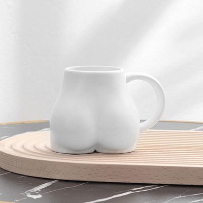 Keramik-Kaffeetasse Lustige Form Neuheit Trinkgeschirr Esstischdekoration Schmuck Zubehör für