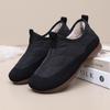 Old Beijing Winter Cloth Shoes Women's Velvet Soft-soled One-pedal Cotton Shoes Casual Fashion Versatile Warm Flat-soled Doudou Shoes