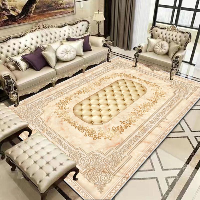 Carpet Living Room Mat Modern Bedroom European Style Decoration Carpet Luxury Large Room Rugs Washable Sofa Lounge Floor Mats