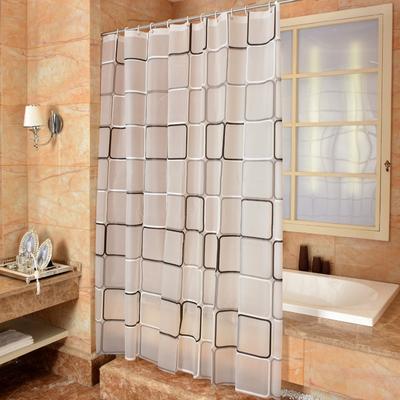 Bathroom Shower Curtain 3D Waterproof Mildew Proof PEVA Bath Curtain Shower Curtains Environmental Toilet Door Curtain