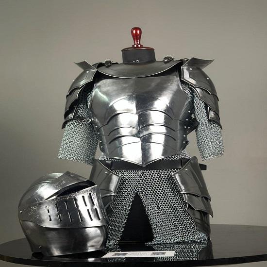 Ritterrüstungsanzug Mittelalter Deutsch Voller Rüstung Gothic Century Larp Cosplay Dekor Rüstungsanzug Bestes Geschenk