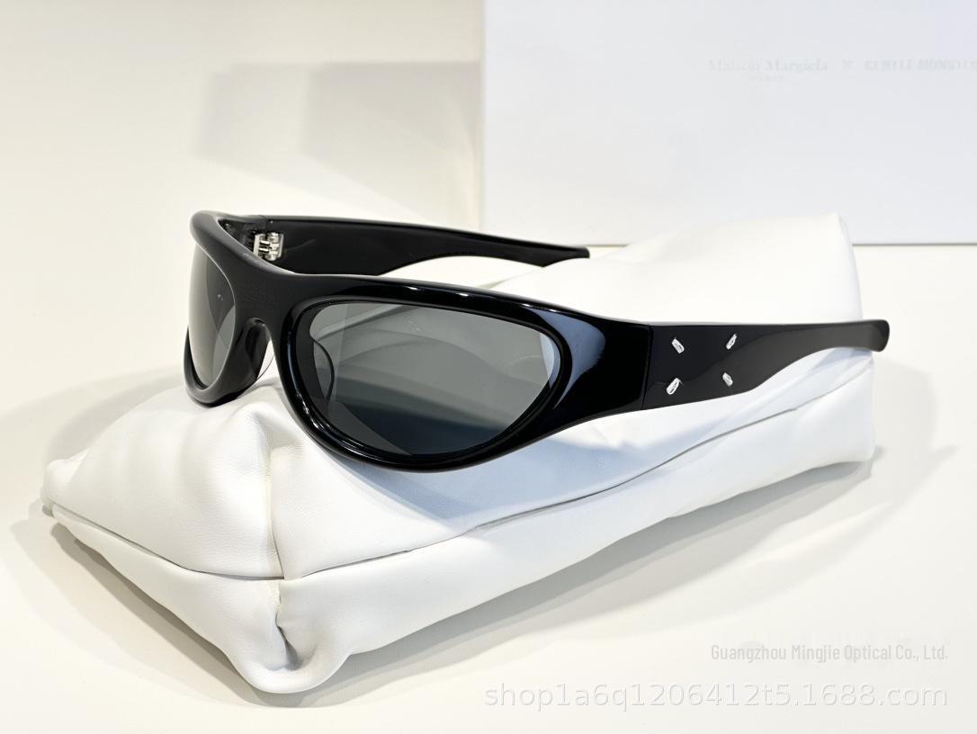 

JENNIE Футуристические крутые солнцезащитные очки для женщин и мужчин | Изогнутые линзы в стиле блогера