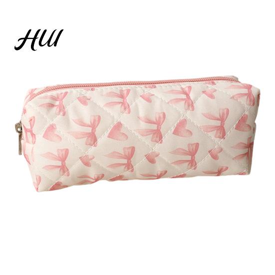 Erweiterte Basis Stifteetui Schleife/Blumenetui, Beuteltasche mit großem Fassungsvermögen, Wasserdichtes Schreibwaren Stilvolle Stifttasche Für Mädchen Perfektes Geschenk für Schüler Kinder