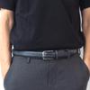 [KOGUMA BELT] Koguma Belt Men's Business Dress Belt, Gentleman's Belt, Suit Belt, Cowhide Leather, Genuine Leather, 30mm Width (3cm Width), Free