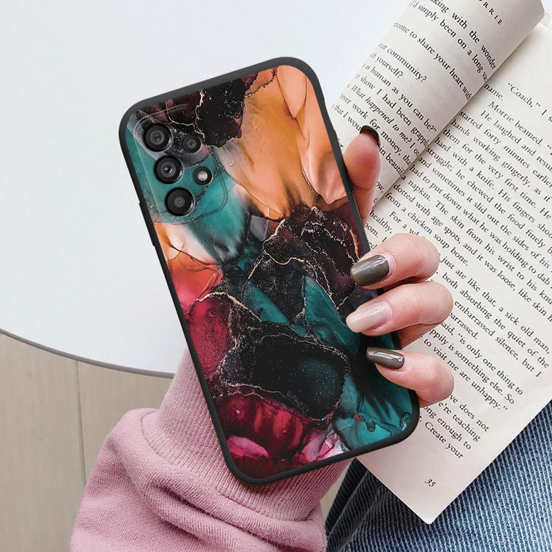 Case For Samsung Galaxy A53 5G A 53 Back Cover Protective Silicone Funda Fashion Marble Stone Texture Coque For Samsung A53 Capa